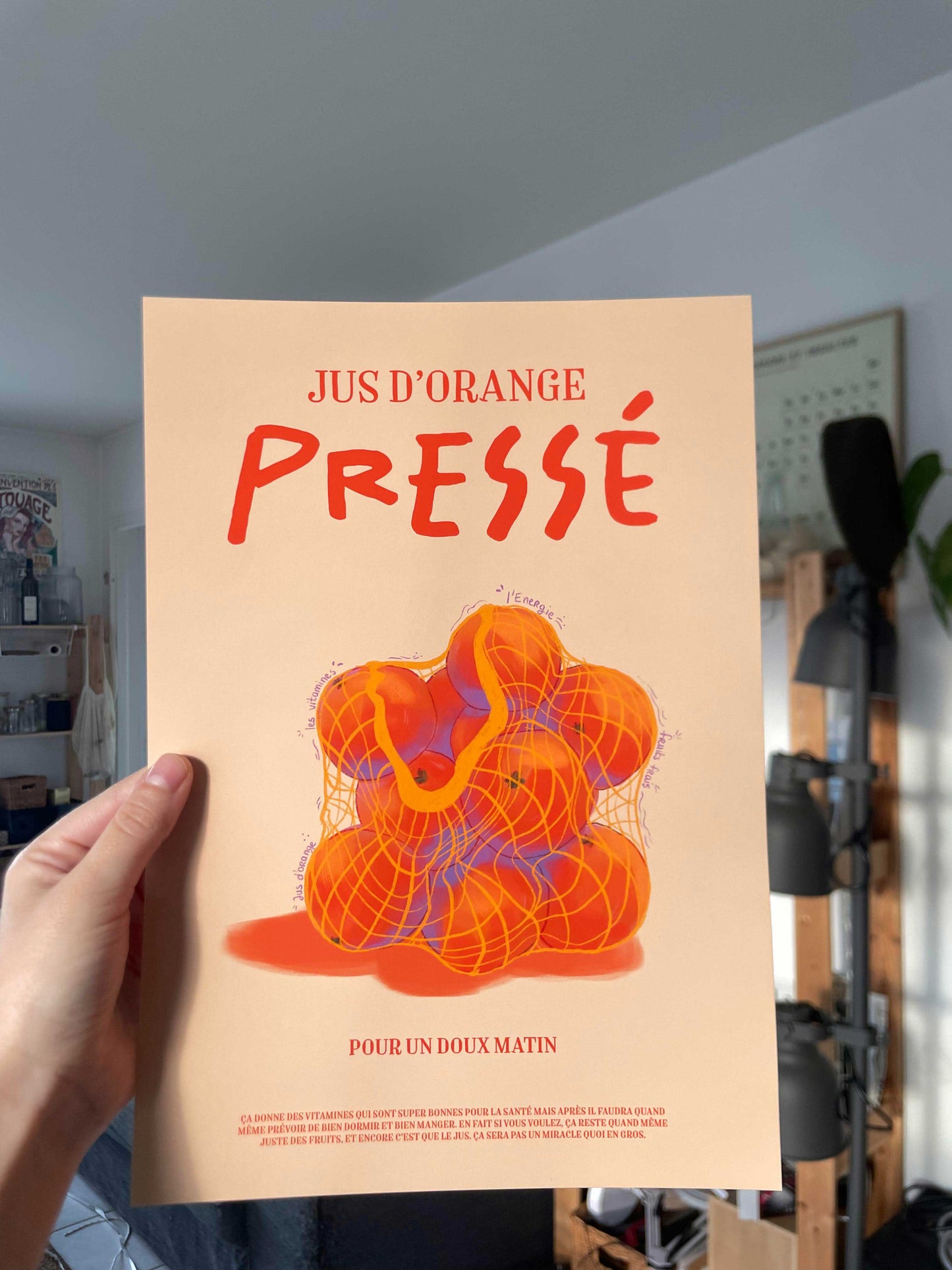 Jus d'orange pressé - A4, A3